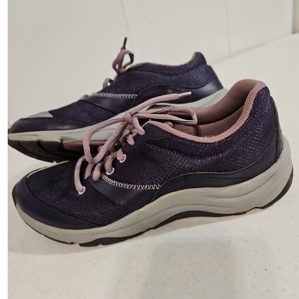 Vionic Kona Shoes Women's Sz 7 Purple Athletic Walking Sneakers EUC (S-215